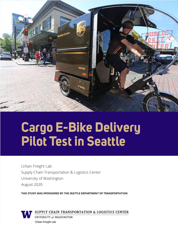 Cargo E Bike Delivery Pilot Test In Seattle Urban Freight Lab 