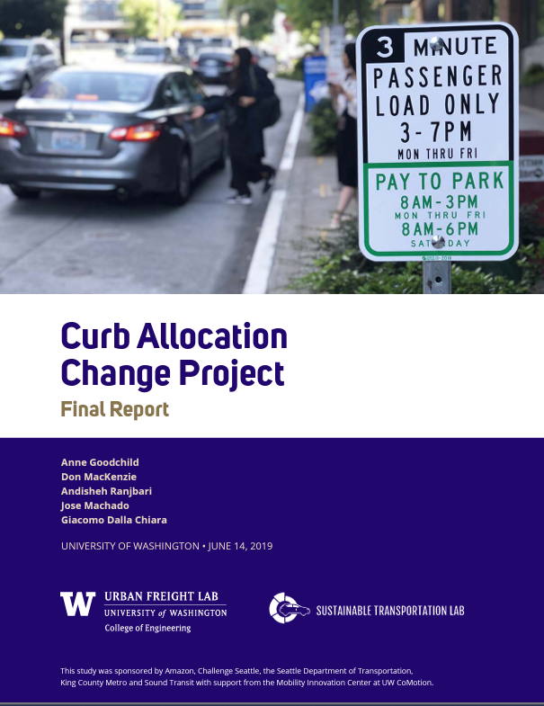 Curbing Conflicts Curb Allocation Change Project Report Urban