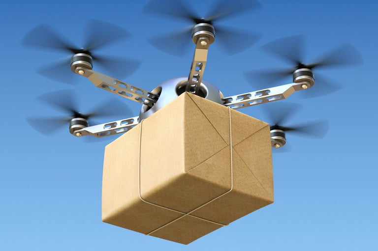 Here’s how Delivery Drones Stack up to Trucks in Terms of their Carbon Footprints