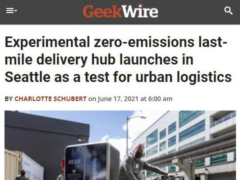 Experimental Zero-Emissions Last-Mile Delivery Hub Launches in Seattle as a Test for Urban Logistics