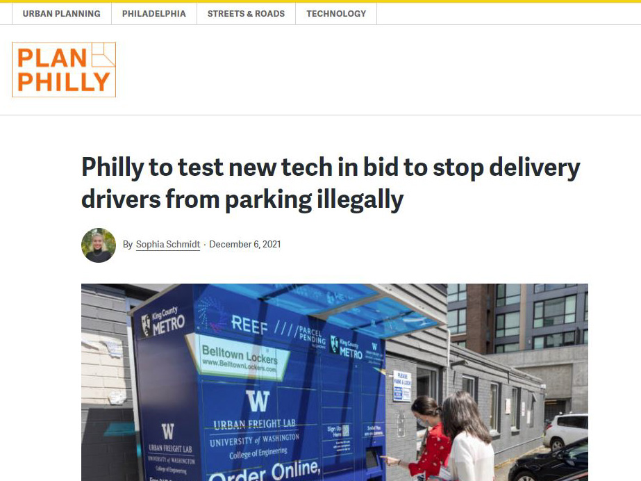 Philly to Test New Tech in Bid to Stop Delivery Drivers from Parking Illegally